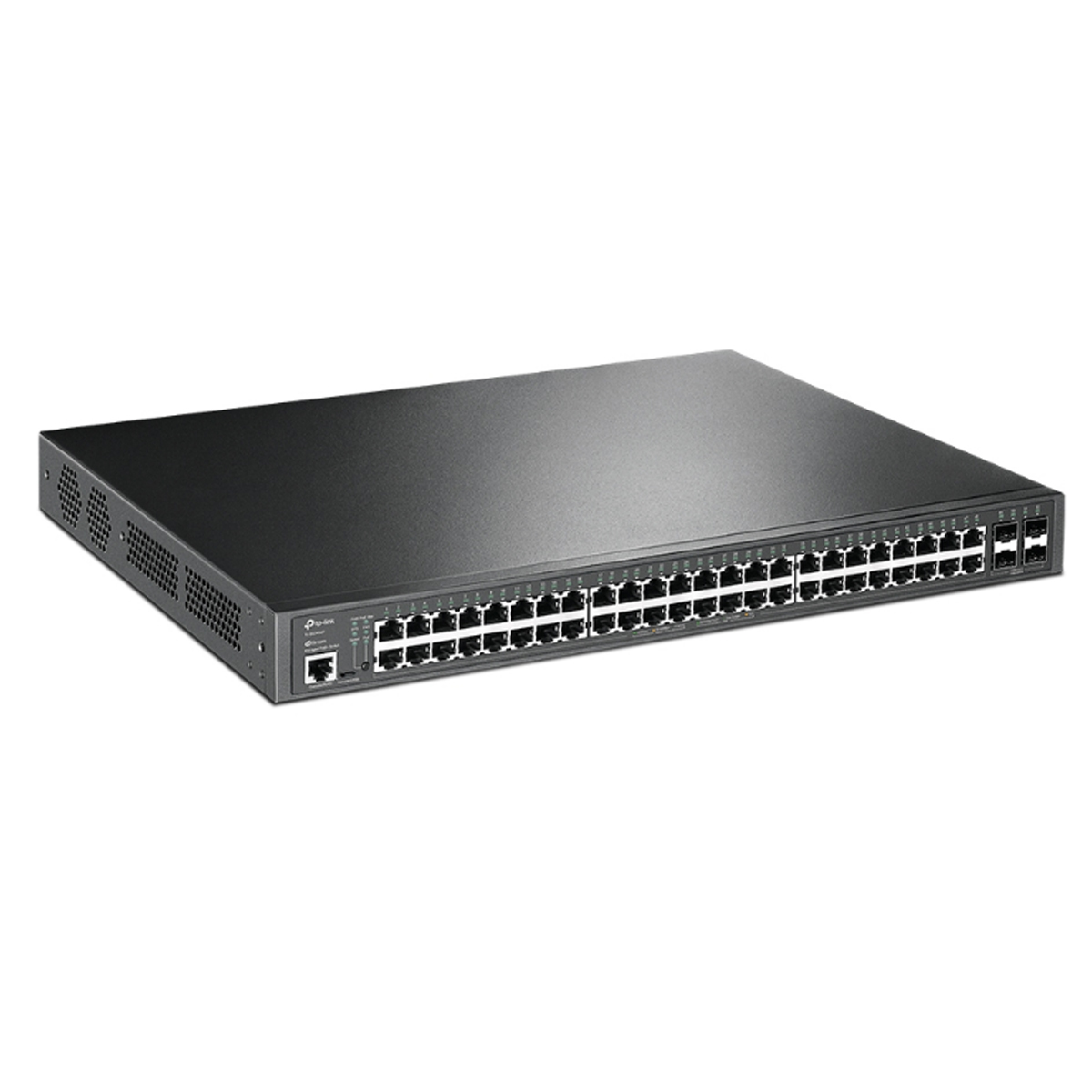 سوئیچ شبکه مدیریتی 48 پورت +PoE با 4 پورت SFP تی پی لینک مدل TL-SG3452P-3